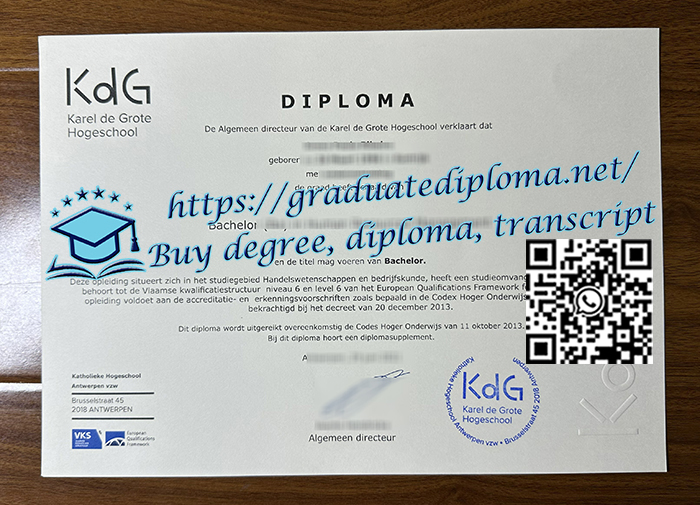 Karel-de-Grote-Hogeschool-diploma
