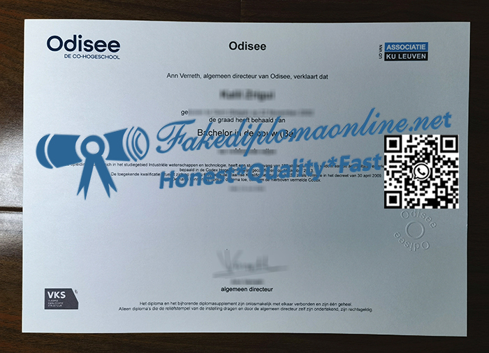 Odisee-Hogeschool-diploma