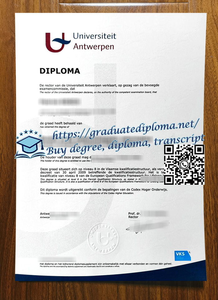 Universiteit-Antwerpen-diploma