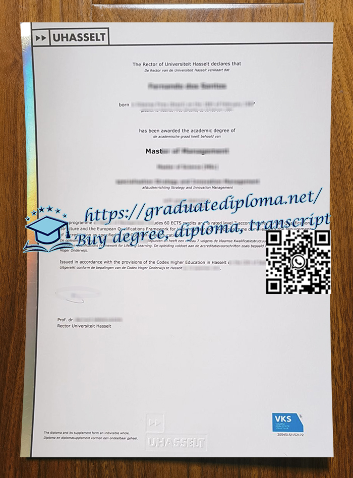 Universiteit-Hasselt-diploma