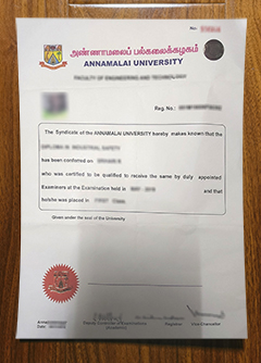 Annamalai University diploma