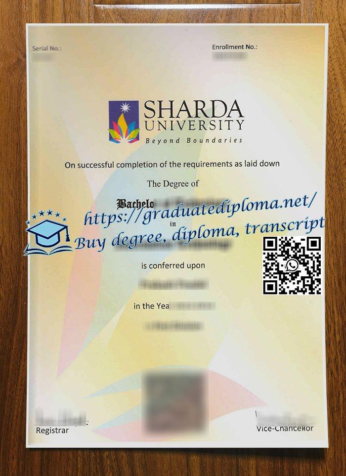 Sharda University degree