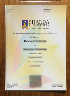 Sharda University diploma
