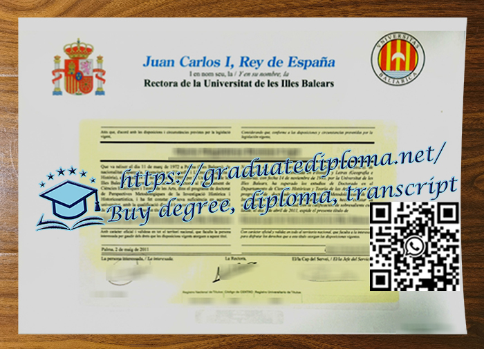 Universitat-de-les-Illes-Balears-diploma
