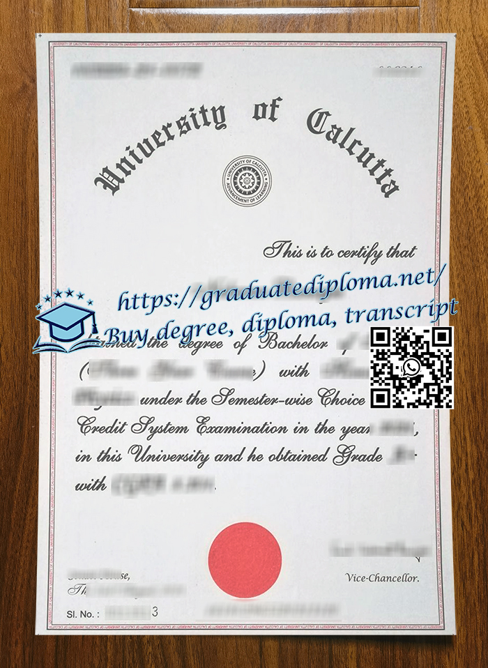University of Calcutta degree