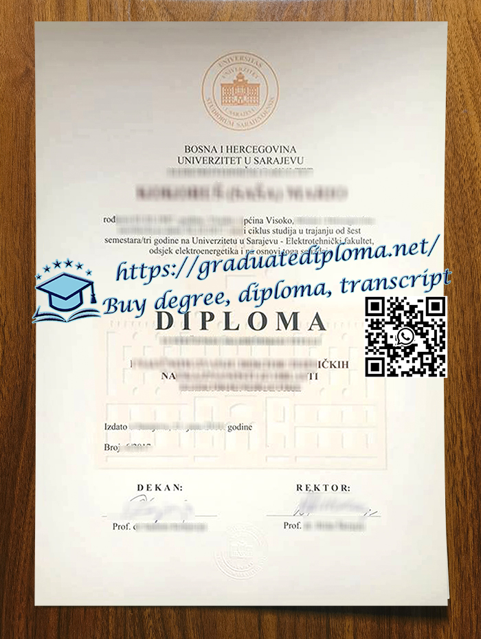 Univerzitet u Sarajevu diploma