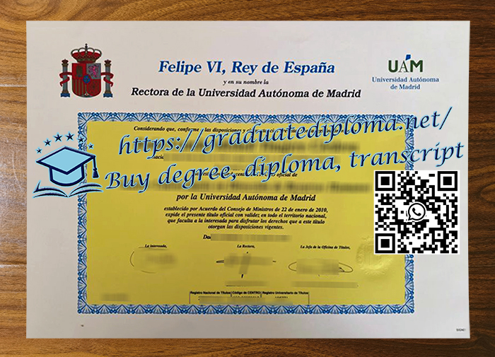Universidad Autónoma de Madrid degree