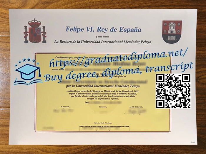 Universidad Internacional Menéndez Pelayo degree