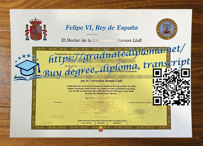Universidad-Ramon-Llull-diploma