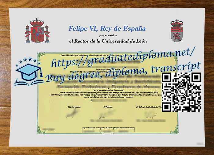 Universidad-de-Leon-diploma
