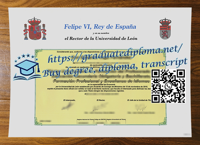 Universidad de León diploma
