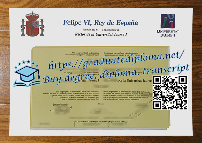 Universitat Jaume I diploma
