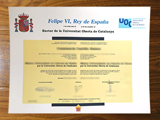 Universitat Oberta de Catalunya diploma