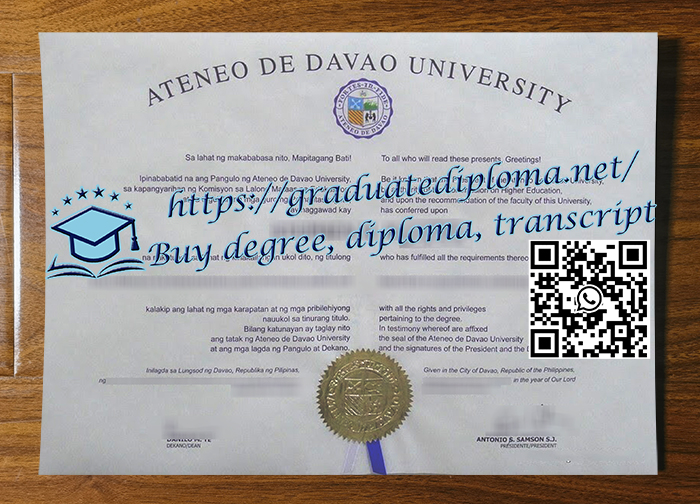 Ateneo de Davao University degree