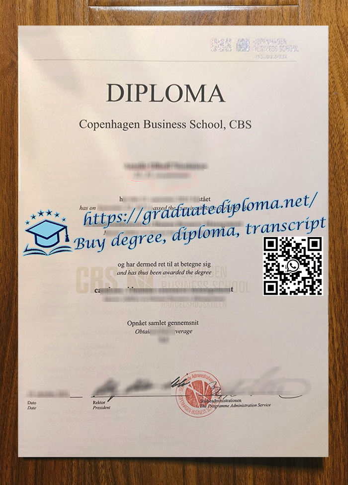 Copenhagen Business School degree