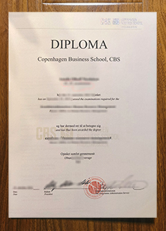 Copenhagen Business School diploma