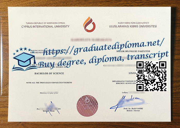 Cyprus International University degree