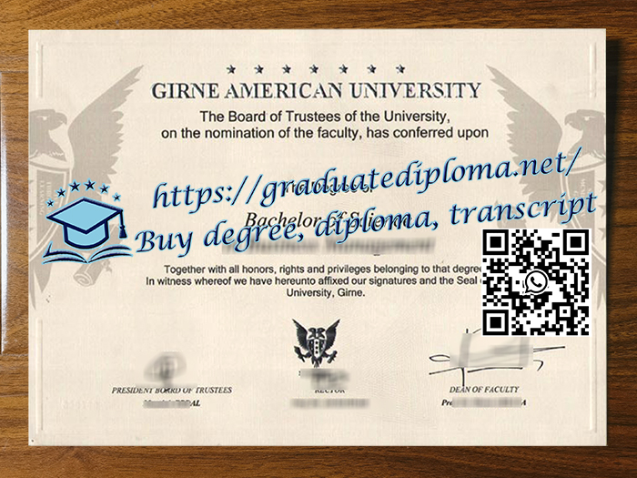 Girne American University diploma