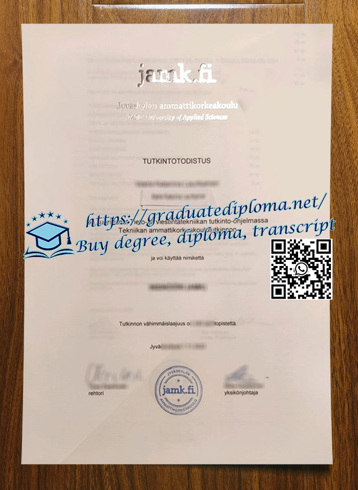 Jyväskylän ammattikorkeakoulu degree