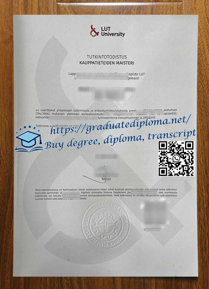 Lappeenrannan-Lahden teknillinen degree