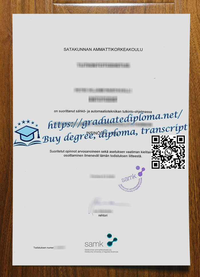Satakunnan ammattikorkeakoulu degree