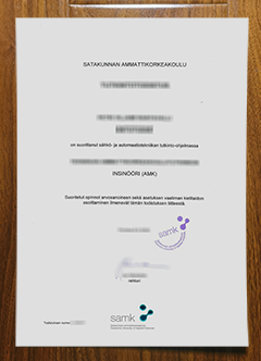 Satakunnan ammattikorkeakoulu diploma