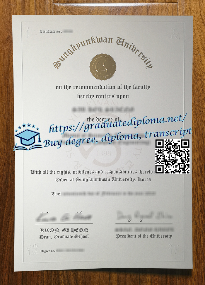 Sungkyunkwan University degree