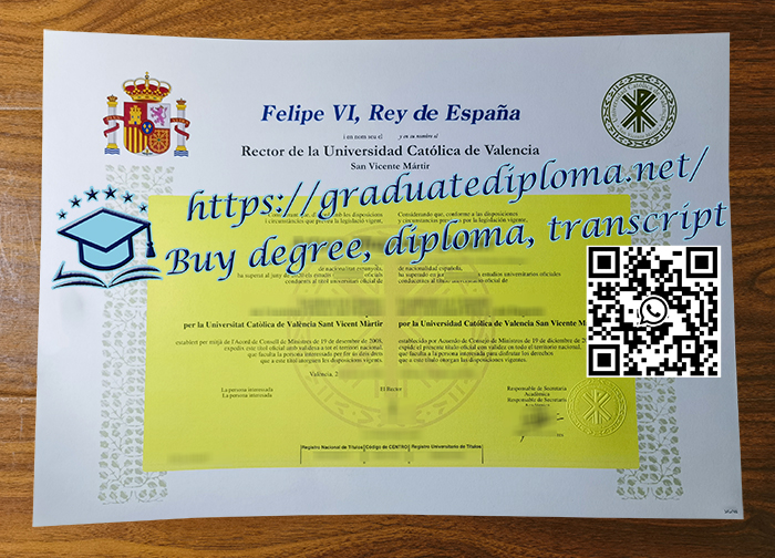 Universidad Católica Valencia degree