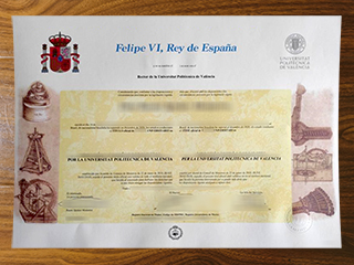 Universitat Politècnica de València diploma