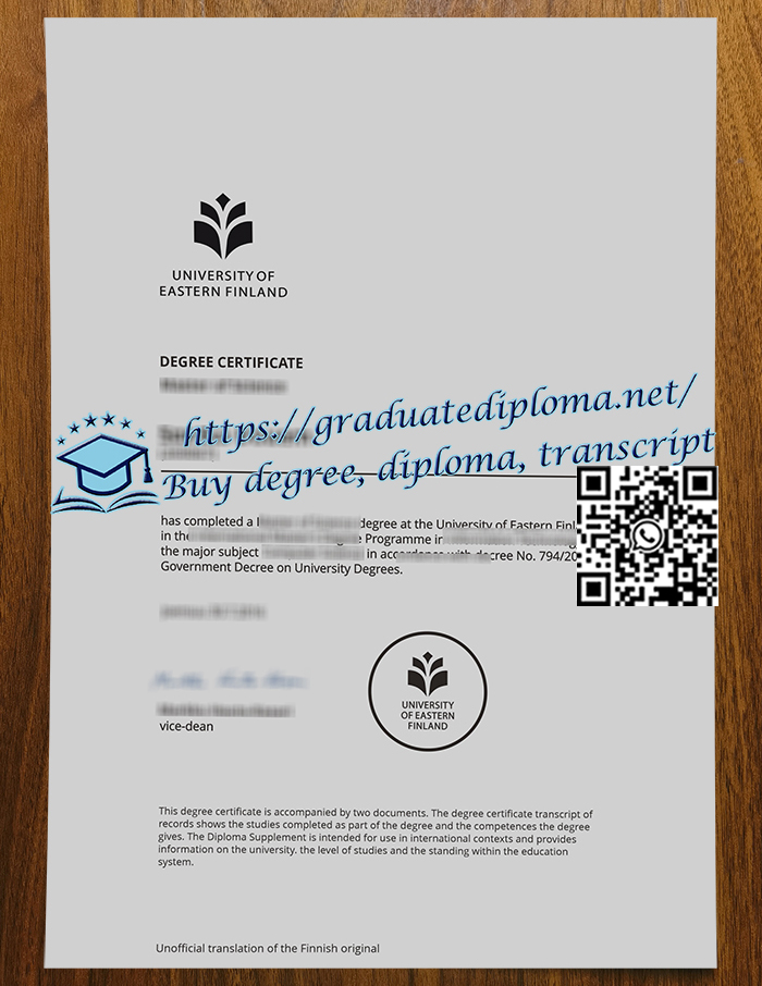 University-of-Eastern-Finland-degree
