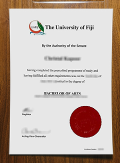University of Fiji diploma