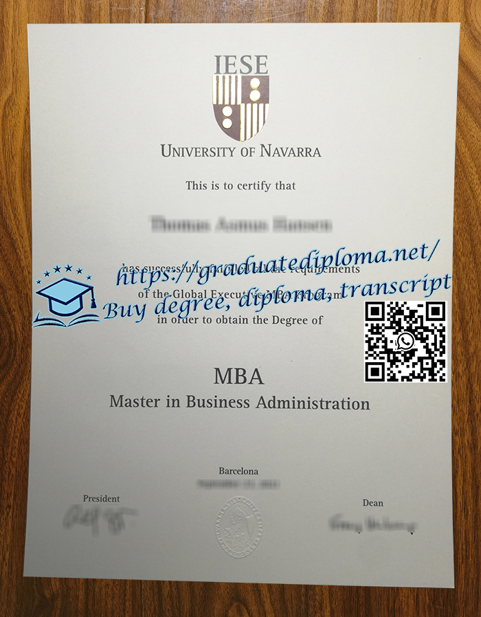 University of Navarra degree