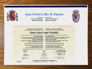 University of Santiago de Compostela diploma