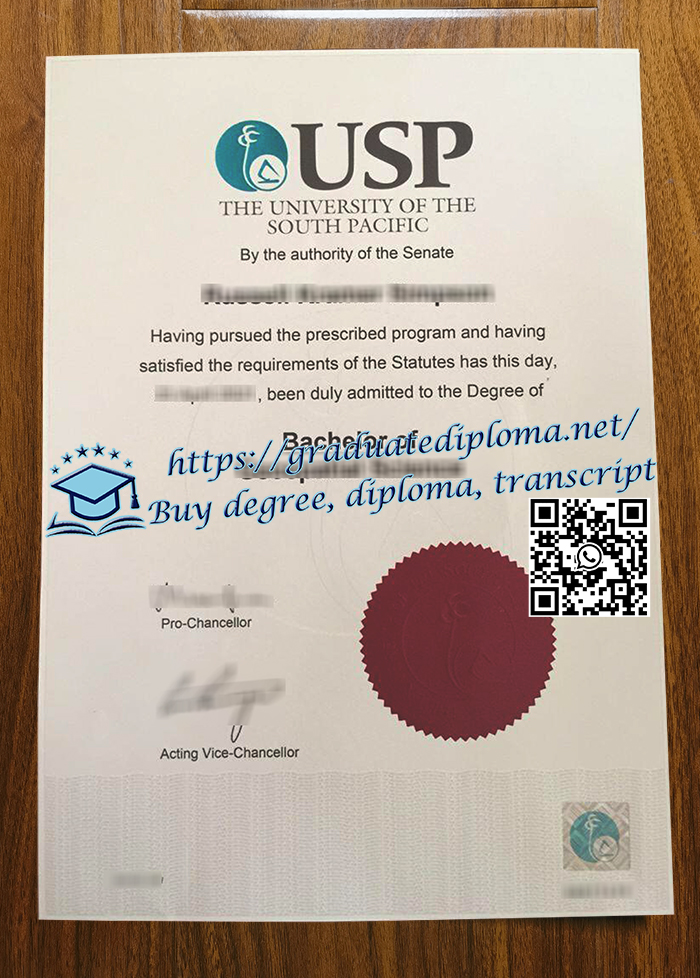 University of the South Pacific degree