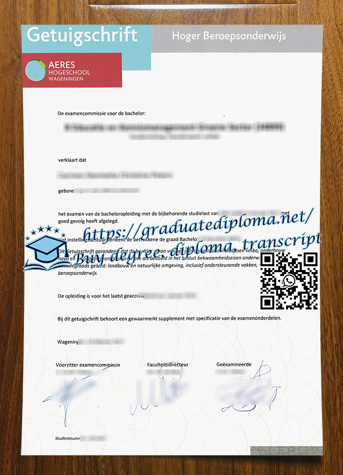 Aeres Hogeschool degree