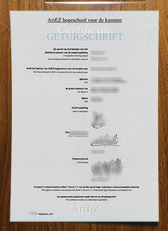 ArtEZ hogeschool voor de kunsten diploma