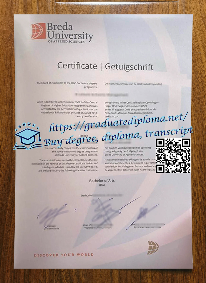 Breda University of Applied Sciences degree