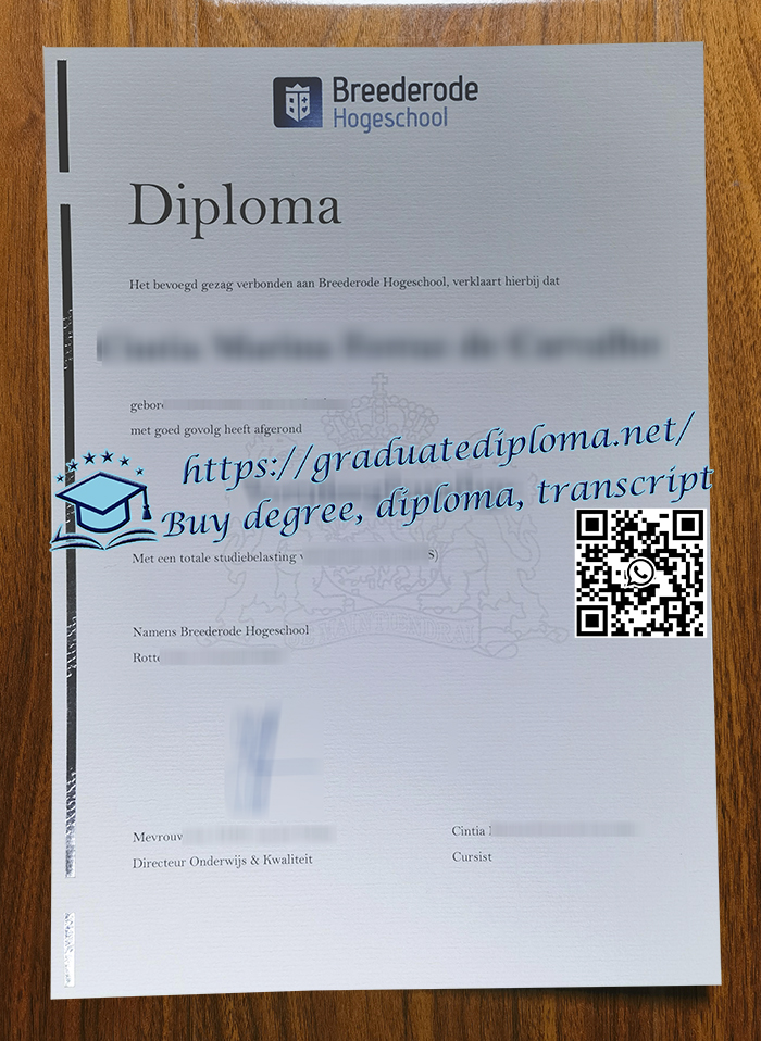 Brederode Hogeschool degree