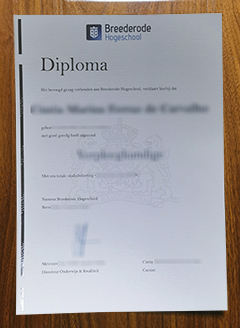 Brederode Hogeschool diploma
