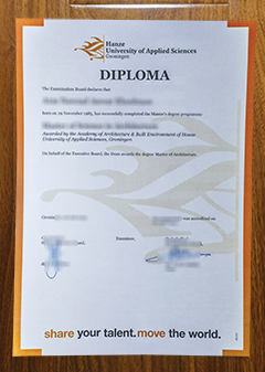 Hanze University of Applied Sciences diploma