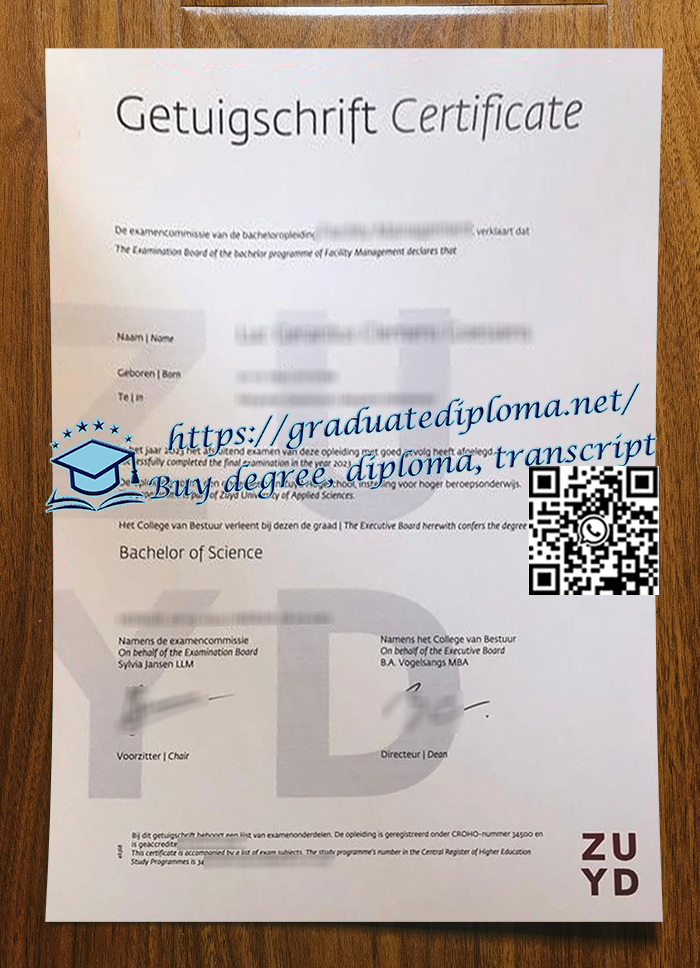 Hogeschool-Zuyd-getuigschrift