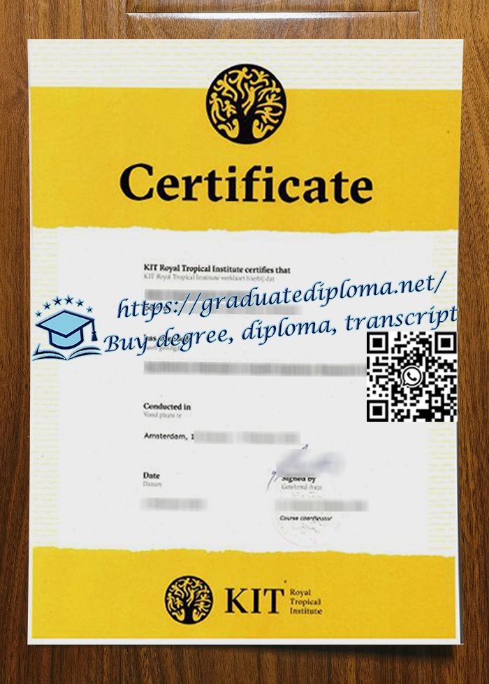 KIT-Royal-Tropical-Institute-diploma