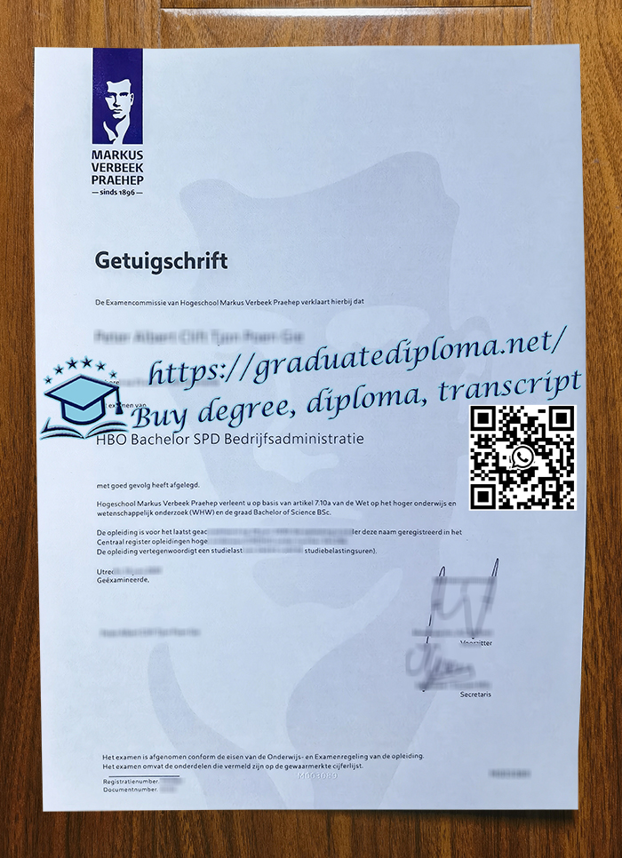 Markus Verbeek Praehep degree