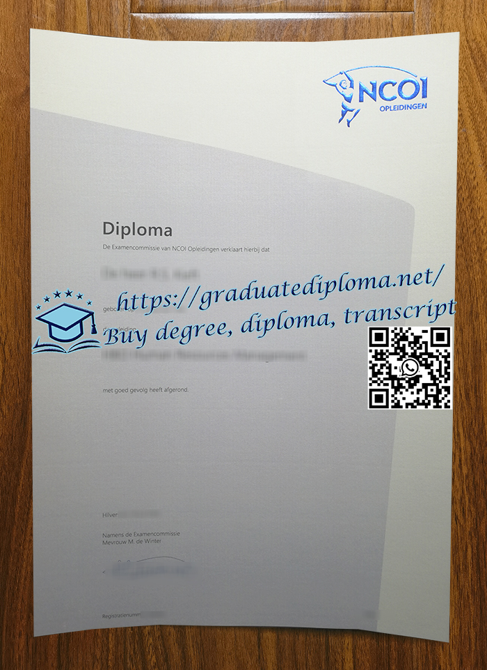 NCOI Opleidingen diploma