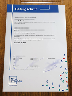 NHL Stenden Hogeschool diploma