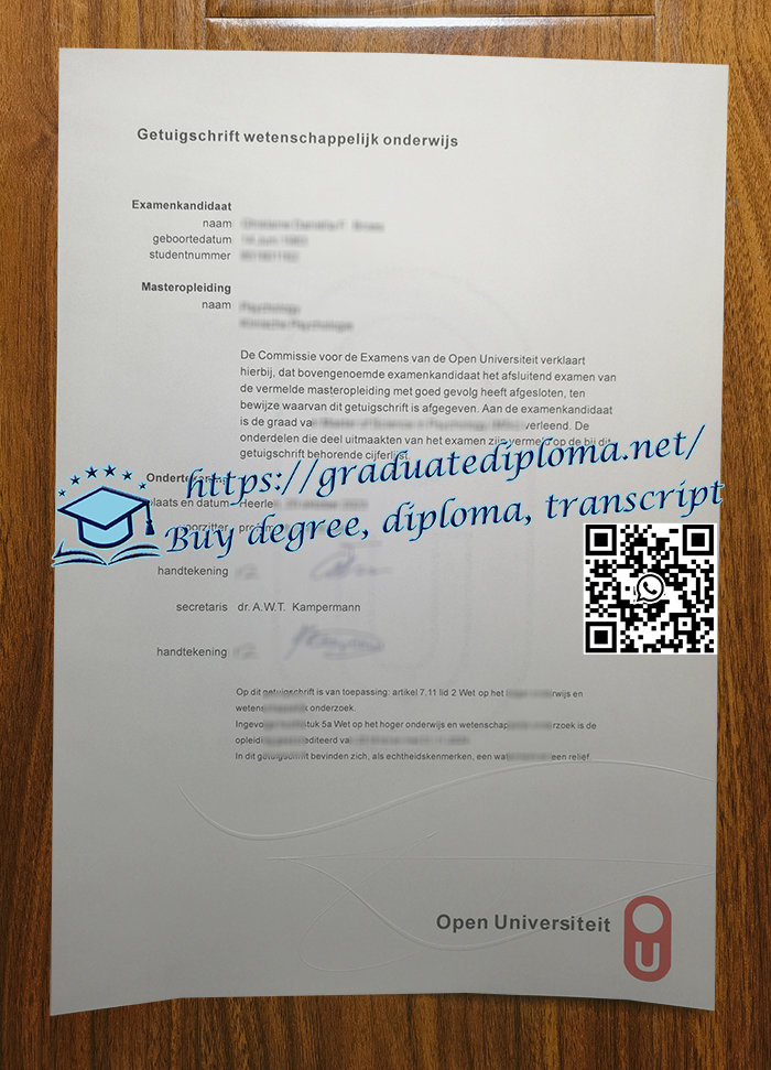 Open Universiteit degree