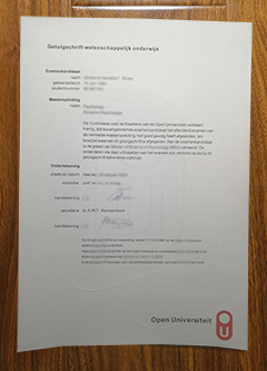 Open Universiteit diploma