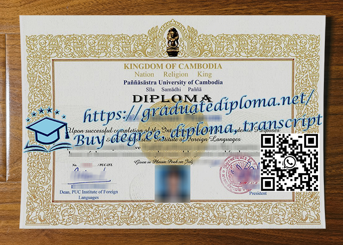 Paññāsāstra University of Cambodia degree