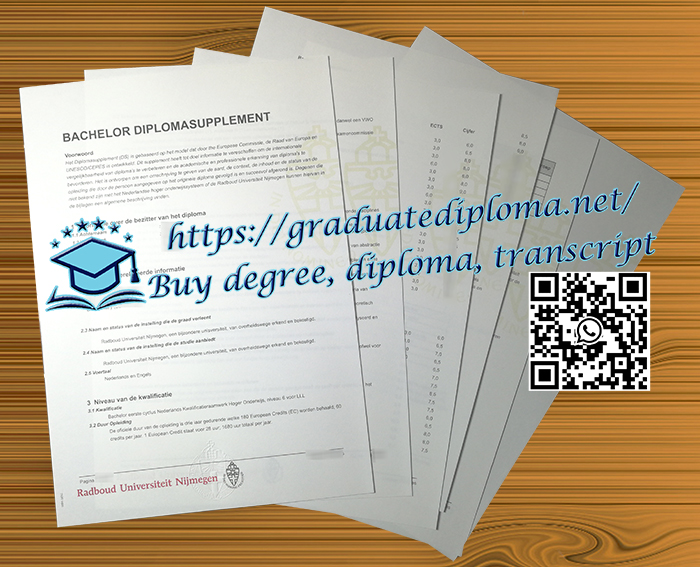 Radboud Universiteit Nijmegen transcript