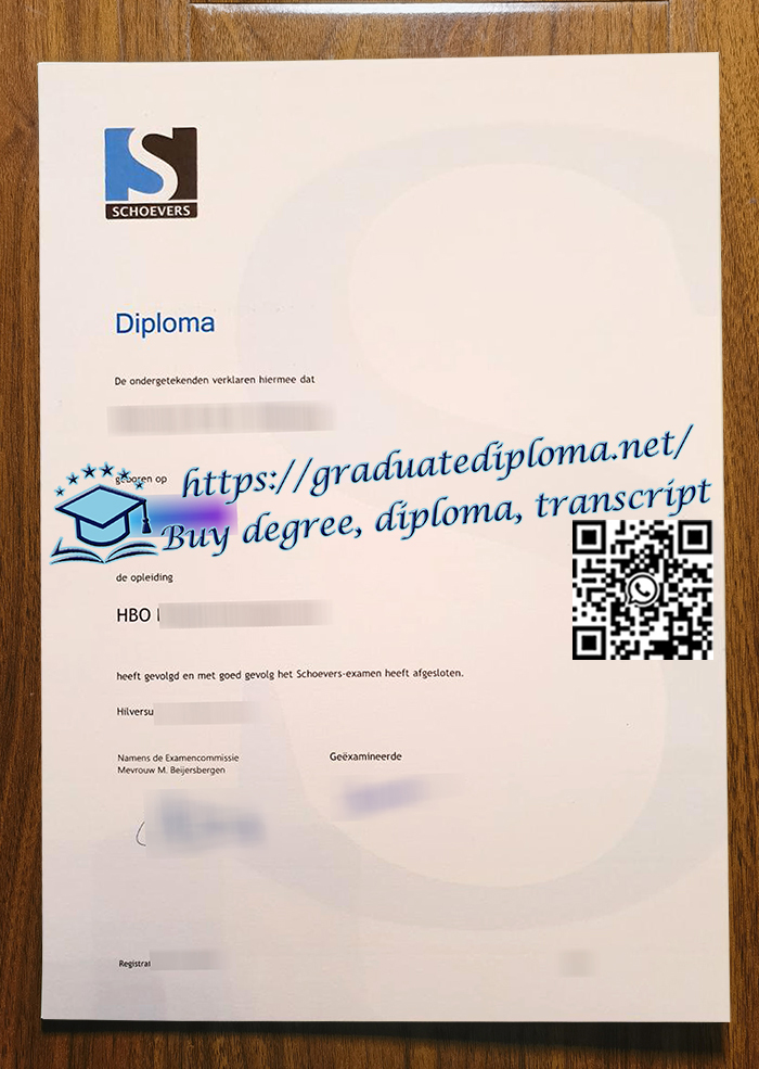 Schoevers-diploma